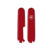 Plaquettes rouges Victorinox 91mm - emplacement stylo - avec imperfections